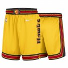 Men's Atlanta Hawks 2021-22 Season 75th Anniversary City Edition Gold Pocket Shorts