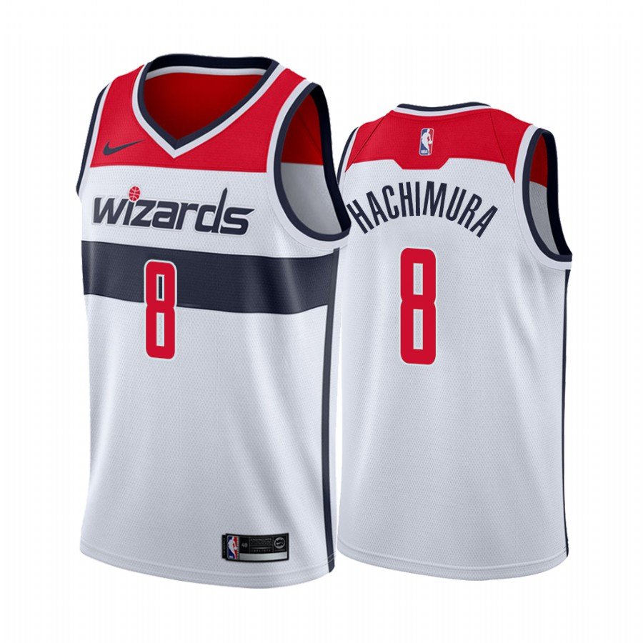 Men & Youth Kids #8 Rui Hachimura Washington Wizards Association Edition White Jersey