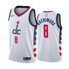 Men & Youth Kids #8 Rui Hachimura Washington Wizards City Edition White Jersey