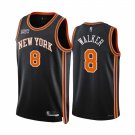 Men & Youth Kids #8 Kemba Walker New York Knicks 75th Anniversary City Edition Black Jersey