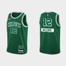 Men & Youth Kids #12 Grant Williams Boston Celtics 75th Anniversary City Edition Green Jersey