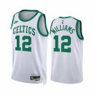 Men & Youth Kids #12 Grant Williams Boston Celtics 2021-22 Classic Edition White Jersey