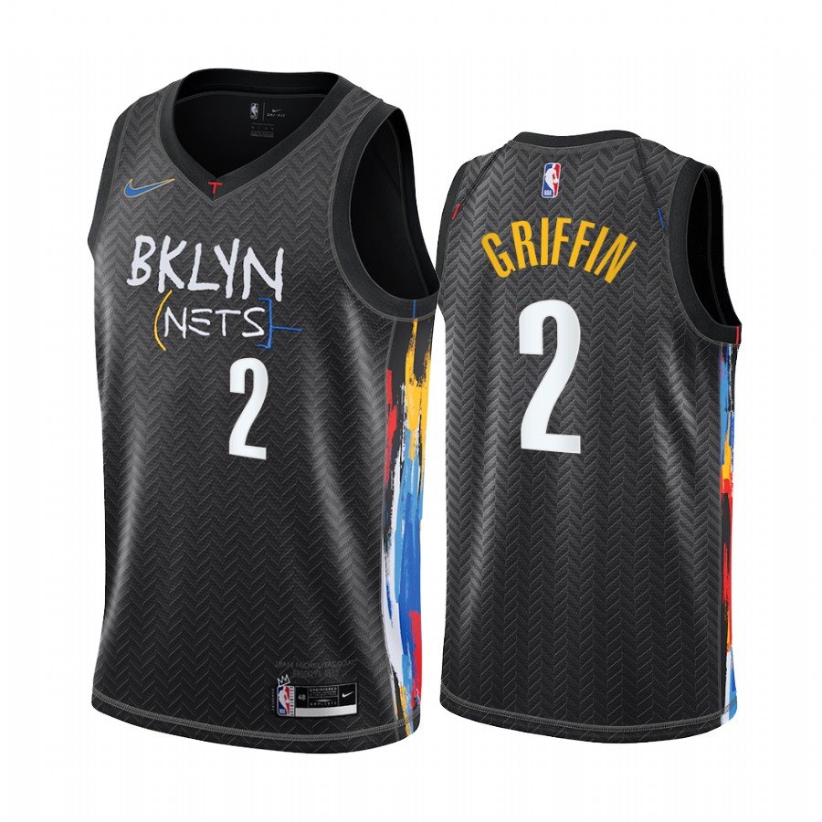 Men & Youth Kids #2 Blake Griffin Brooklyn Nets City Edition Black Jersey