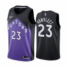 Men & Youth Kids #23 Fred VanVleet Toronto Raptors 2021 Earned Edition Black Jersey