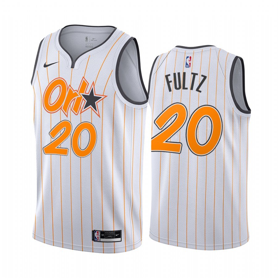 Men & Youth Kids #20 Markelle Fultz Orlando Magic City Edition White Jersey