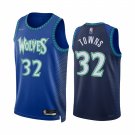 Men & Youth Kids Karl-Anthony Towns Minnesota Timberwolves 75th Anniversary City Edition Blue Jersey