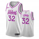 Men & Youth Kids #32 Karl-Anthony Towns Minnesota Timberwolves Earned Edition White Jersey