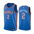 Men & Youth Kids #2 Shai Gilgeous-Alexander Oklahoma City Thunder Icon Edition Blue Jersey