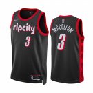 Men & Youth Kids #3 C.J. McCollum Portland Trail Blazers 75th Anniversary City Black Jersey