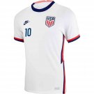 2021 Season Men's USA Stadium Home #10 Christian Pulisic Soccer White Football Jersey