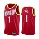 Men & Youth Kids #1 John Wall Houston Rockets Classic Edition Red Jersey