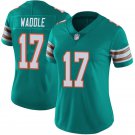 Men & Youth Kids #17 Jaylen Waddle Miami Dolphins Color Rush Limited Aqua Jersey