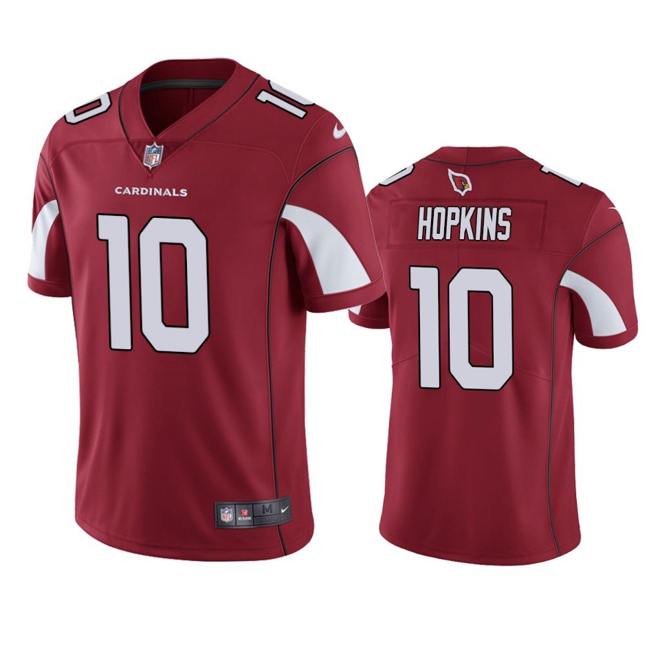Men & Youth Kids #10 DeAndre Hopkins Arizona Cardinals Vapor Limited Red Jersey