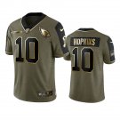 Men & Youth #10 DeAndre Hopkins Arizona Cardinals 2021 Salute to Service Vapor Limited Olive Jersey