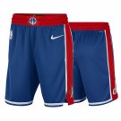 Men‘s Washington Wizards 2021-22 Season 75th Anniversary City Edition Blue Pocket Shorts