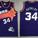 Men's #34 Charles Barkley Phoenix Suns Hardwood Classic Edition Purple Jersey