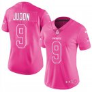 Women's #9 Matthew Judon New England Patriots Color Rush Limited Pink Jersey
