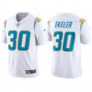 Men & Youth Kids #30 Austin Ekeler Los Angeles Chargers Color Rush Vapor Limited White Jersey