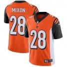 Men & Youth Kids #28 Joe Mixon Cincinnati Bengals Color Rush Vapor Limited Orange Jersey