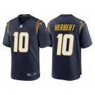 Men & Youth Kids #10 Justin Herbert Los Angeles Chargers Vapor Limited Navy Blue Jersey