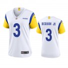 Women's #3 Odell Beckham Jr. Los Angeles Rams White Game Jersey