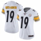 Women's #19 JuJu Smith-Schuster Pittsburgh Steelers Color Rush Limited White Jersey
