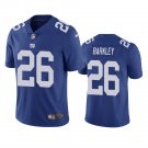 Men & Youth Kids #26 Saquon Barkley New York Giants Color Rush Limited Royal Jersey