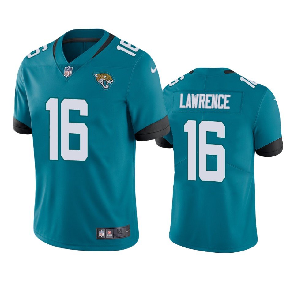 Men & Youth Kids #16 Trevor Lawrence Jacksonville Jaguars Color Rush Limited Blue Jersey