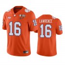 Men & Youth #16 Trevor Lawrence Clemson Tigers 2020 National Championship Orange Jersey