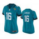 Women's #16 Trevor Lawrence Jacksonville Jaguars Color Rush Limited Blue Jersey