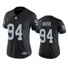 Women's #94 Carl Nassib Las Vegas Raiders Color Rush Limited Black Jersey