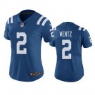 Women's #2 Carson Wentz Indianapolis Colts Color Rush Limited Blue Jersey