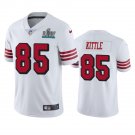 Men & Youth Kids #85 George Kittle San Francisco 49ers Super Bowl LIV Vapor Limited White Jersey