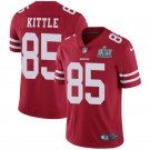 Men & Youth Kids #85 George Kittle San Francisco 49ers Super Bowl LIV Vapor Limited Red Jersey