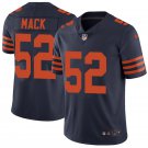 Men & Youth Kids #52 Khalil Mack Chicago Bears Color Rush Vapor Limited Navy Blue Jersey