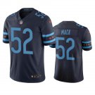 Men's #52 Khalil Mack Chicago Bears City Edition Vapor Limited Navy Blue Jersey