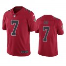Men & Youth Kids #7 Younghoe Koo Atlanta Falcons Color Rush Vapor Limited Red Jersey