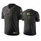 Men & Youth Kids #7 Younghoe Koo Atlanta Falcons Vapor Limited Black Golden Jersey