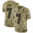 Men & Youth Kids #7 Younghoe Koo Atlanta Falcons Salute to Service Limited Camo Jersey