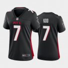 Women's #7 Younghoe Koo Atlanta Falcons Color Rush Limited Black Jersey