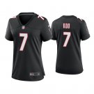Women's #7 Younghoe Koo Atlanta Falcons Color Rush Limited Black Jersey
