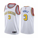 Men & Youth Kids #3 Jordan Poole Golden State Warriors Classic Edition White Jersey