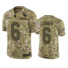Men & Youth Kids #6 James Conner Arizona Cardinals Salute to Service Limited Camo Jersey