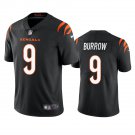 Men & Youth Kids #9 Joe Burrow Cincinnati Bengals Color Rush Vapor Limited Black Jersey