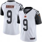 Men & Youth Kids #9 Joe Burrow Cincinnati Bengals Color Rush Limited White Jersey