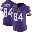 Women's #84 Randy Moss Minnesota Vikings Color Rush Limited Purple Jersey
