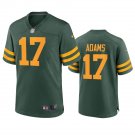 Men & Youth Kids #17 Davante Adams Green Bay Packers Green Alternate Game Jersey