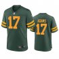 Men & Youth Kids #17 Davante Adams Green Bay Packers Green Alternate Game Jersey