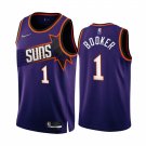 Men & Youth #1 Devin Booker Phoenix Suns 2022-23 Icon Edition Purple Jersey