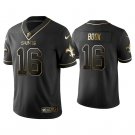 Men & Youth #16 Ian Book New Orleans Saints Black Golden Edition Jersey